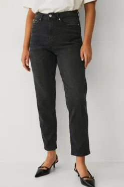 Ellos Jeans>Collection Morjeans med et stræk Sort denim