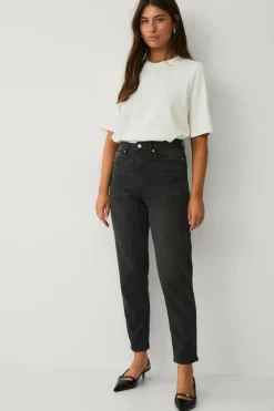 Ellos Jeans>Collection Morjeans med et stræk Sort denim