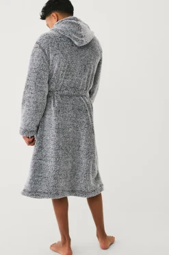 Ellos Collection Morgenkåbe Lowe Gråmeleret Sale