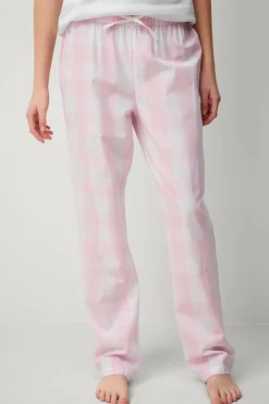 Ellos Collection Natbukser Sofie i poplin Rosa ternet Online