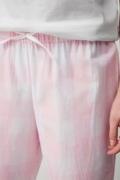 Ellos Collection Natbukser Sofie i poplin Rosa ternet Online