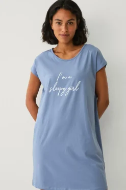 Ellos Nattøj>Collection Natkjole Blå