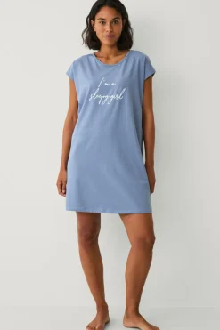Ellos Nattøj>Collection Natkjole Blå
