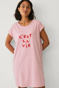 Ellos Collection Natkjole Lyserød New