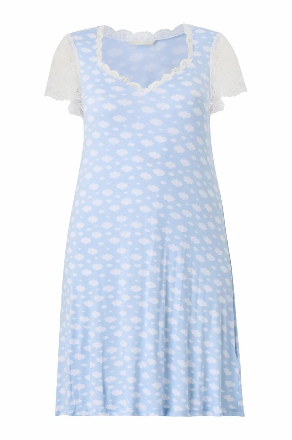 Ellos Nattøj>Collection Natkjole Blå abe