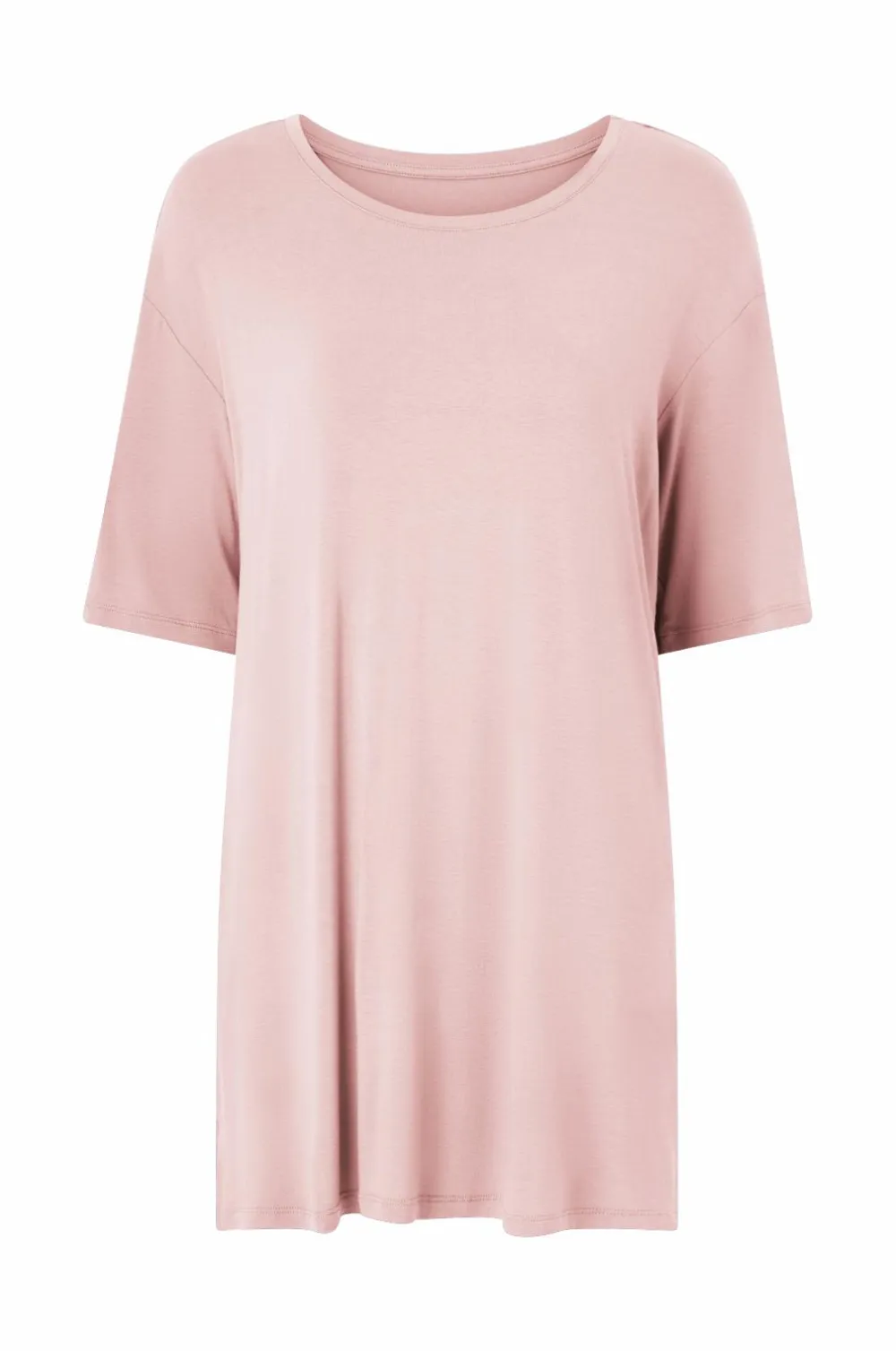 Ellos Nattøj>Collection Natkjole med stort T Rosa