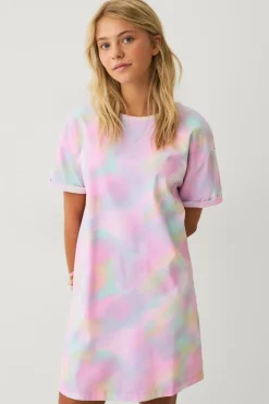 Ellos Nattøj & Homewear>Collection Natkjole med batikmønster tie-dye mønstret
