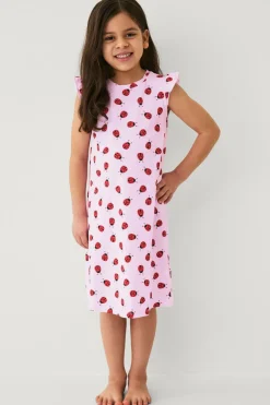 Ellos Nattøj & Homewear>Collection Natkjole Alice Rosamønstret