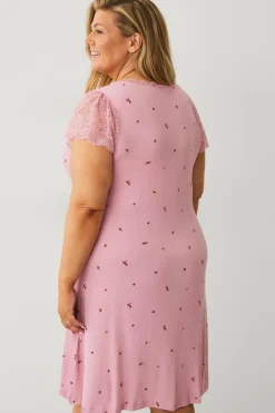 Ellos Collection Natkjole Lyserød abe Best