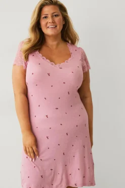 Ellos Collection Natkjole Lyserød abe Best