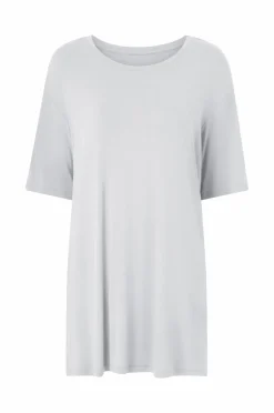 Ellos Collection Natkjole med stort T Grå New