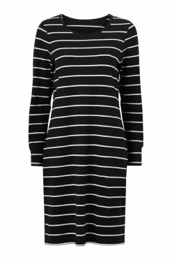 Ellos Nattøj>Collection Natkjole Sortstribet