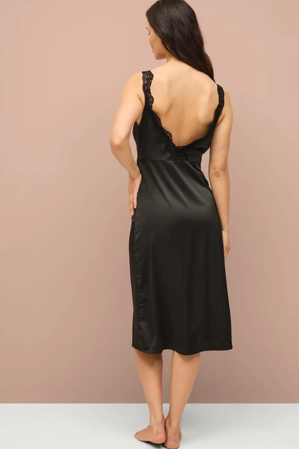 Ellos Collection Natkjole Sibelle Sort Sale