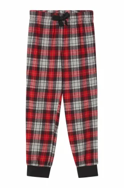 Ellos Nattøj & Homewear>Collection Natbukser Bobby i flonel Rødternet