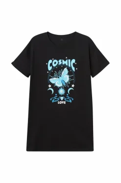 Ellos Collection Natkjole Leonore Sort Outlet