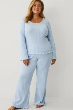 Ellos Collection Natbukser Lyseblå Online