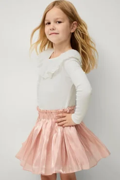 Ellos Collection Nederdel Sally Rosa glitrende nederdel Hot