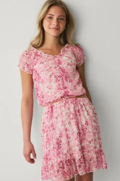 Ellos Collection Nederdel med dikkedarer Blomstret Hot