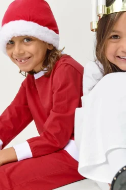 Ellos Collection Nissesæt 3 dele Julerød Discount