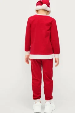 Ellos Collection Nissesæt 3 dele Julerød Discount