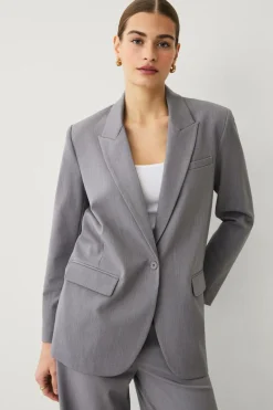 Ellos Blazere & Veste>Collection Oversize habitjakke Grå