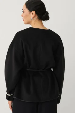 Ellos Collection Overdimensioneret jakke sort New