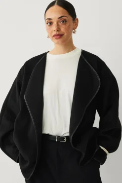 Ellos Collection Overdimensioneret jakke sort New