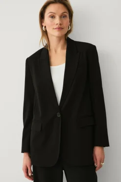 Ellos Collection Oversize habitjakke Sort Clearance