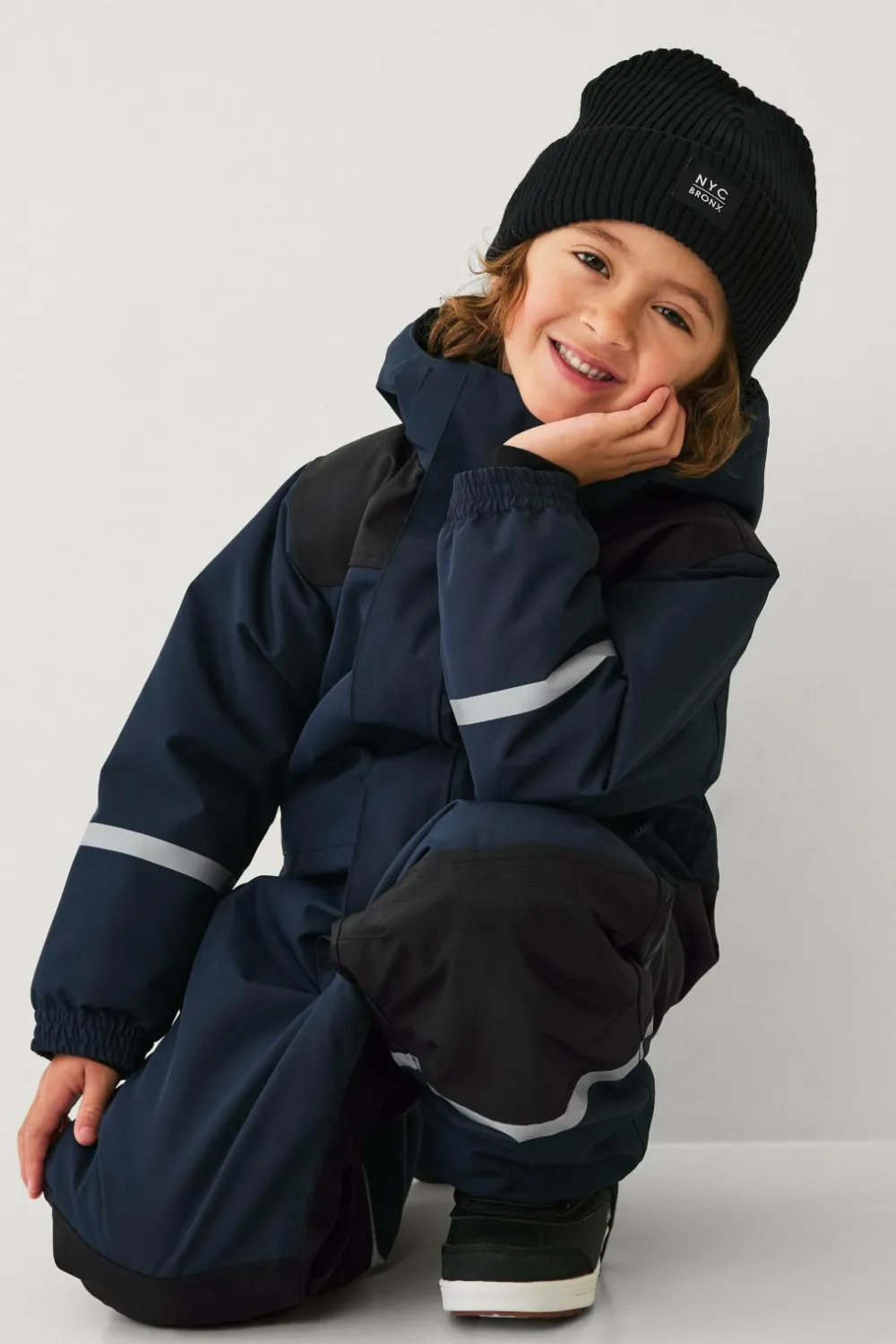 Ellos Overtøj>Collection Overtræksbukser Snowey Marinblå