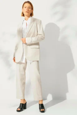 Ellos Collection Oversize habitjakke Ecru Hot