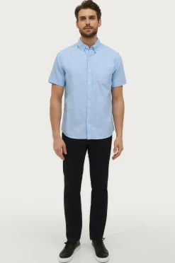 Ellos Skjorter>Collection Oxfordskjorte Conel Lyseblå