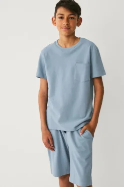 Ellos Collection Pique shorts Lys denimblå Hot