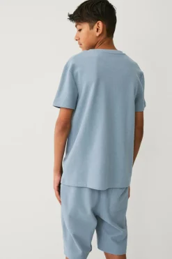 Ellos Collection Pique shorts Lys denimblå Hot