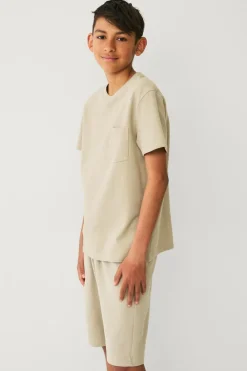 Ellos Shorts>Collection Pique shorts Beige