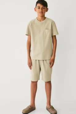 Ellos Shorts>Collection Pique shorts Beige