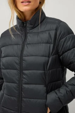 Ellos Collection Polstret letvægtsjakke Sort Clearance