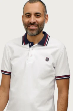 Ellos Basistøj|Poloshirts>Collection Poloshirt Damon White mdf/metal