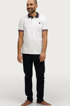 Ellos Basistøj|Poloshirts>Collection Poloshirt Damon White mdf/metal