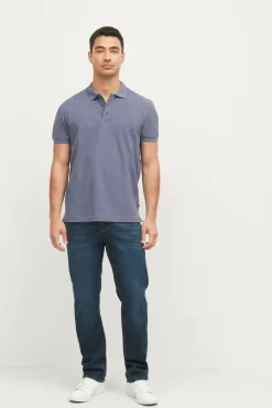 Ellos Basistøj|Poloshirts>Collection Poloshirt Clark Vintage blå