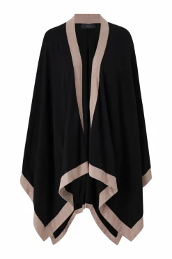 Ellos Trøjer & Cardigans>Collection Poncho Maja Sort