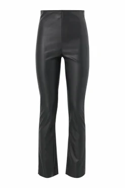 Ellos Bukser>Collection Pull-on bukser i imiteret læder sort marmor Izmir/røgfarvet, matsort