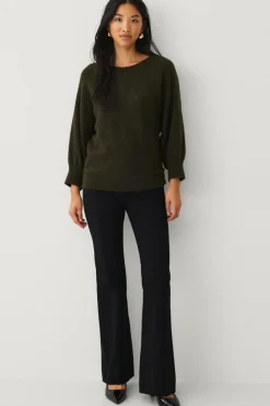 Ellos Trøjer & Cardigans>Collection Pullover med flagermusærmer Grøn