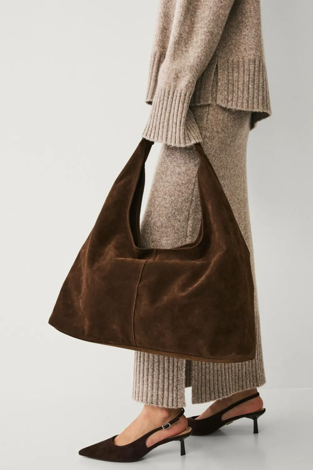 Ellos Collection PU-taske Brun Hot