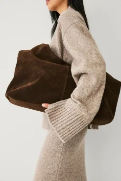 Ellos Collection PU-taske Brun Hot