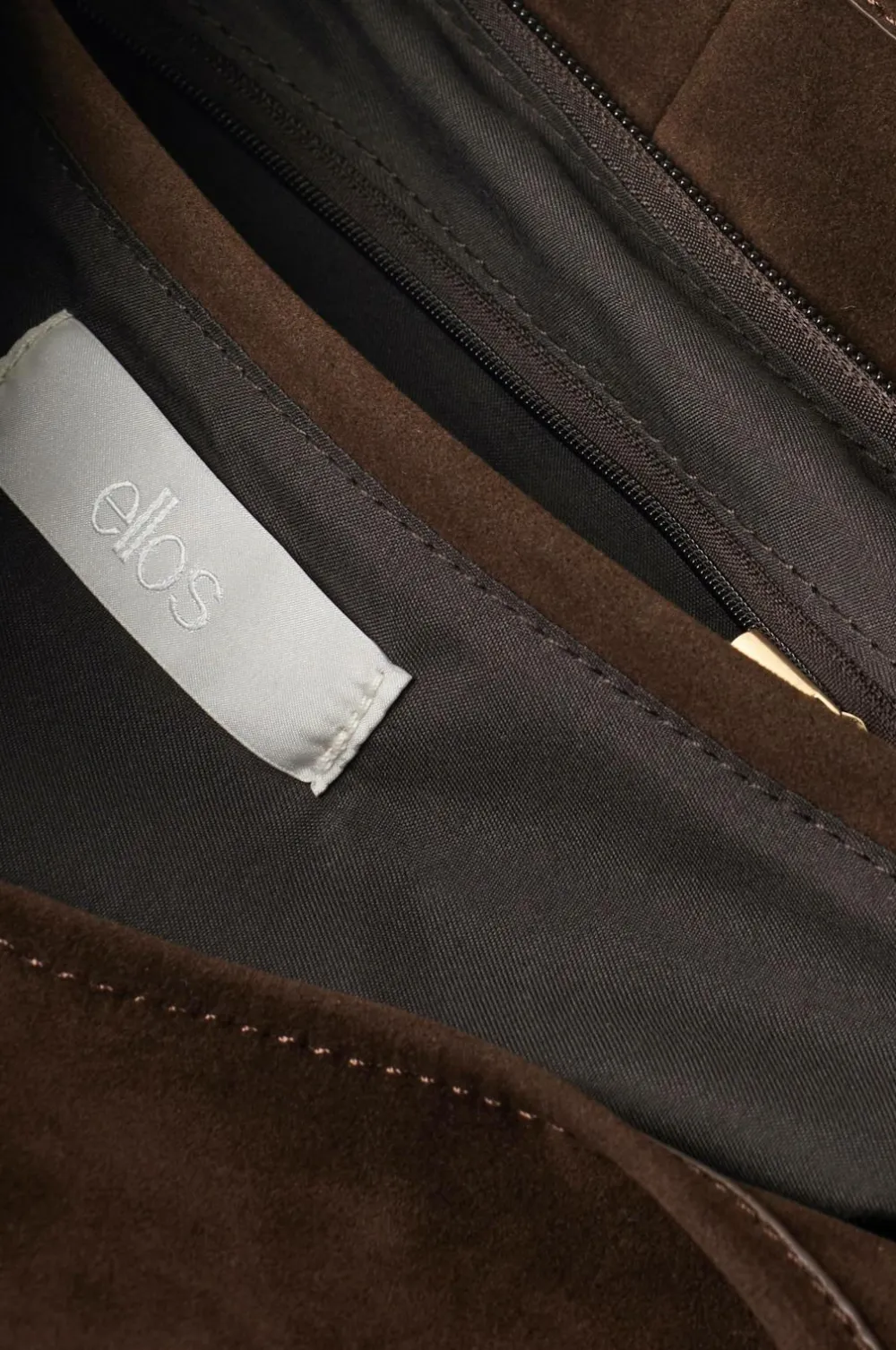 Ellos Collection PU-taske Brun Hot