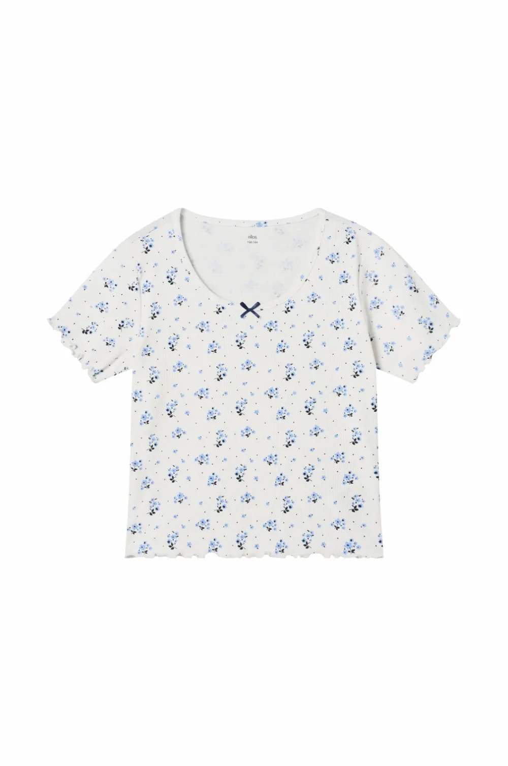 Ellos Nattøj & Homewear>Collection Pyjamassæt Hvidblomstret