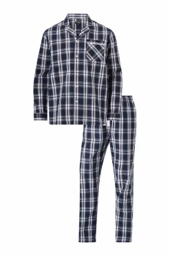 Ellos Nattøj & Homewear>Collection Pyjamas Lance i poplin Blåternet