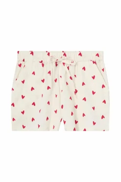 Ellos Collection Pyjamassæt Beige hjertemønstret Online