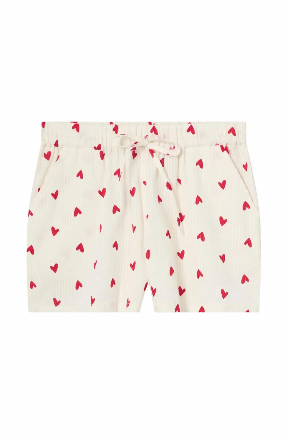 Ellos Collection Pyjamassæt Beige hjertemønstret Online