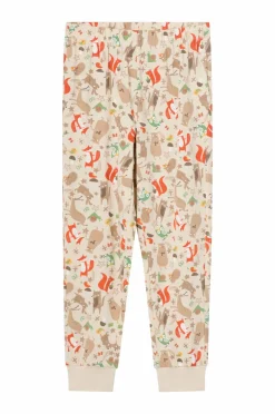 Ellos Collection Pyjamas med tryk beige skovmønstret Online